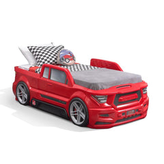 Step2 Turbocharged Twin Truck Bed for Kids, Red - FunCorp India