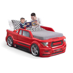 Step2 Turbocharged Twin Truck Bed for Kids, Red - FunCorp India