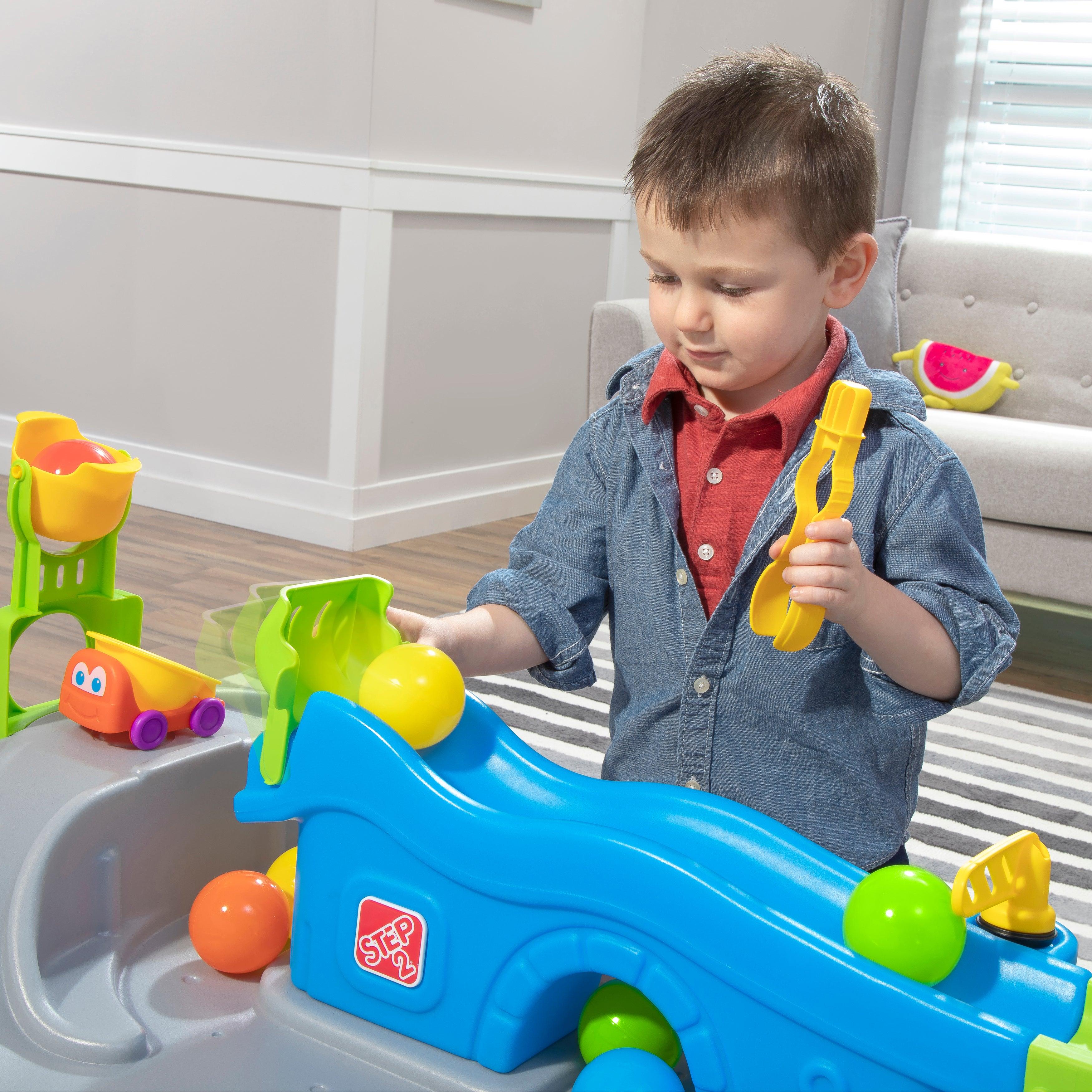 Step2 Ball Buddies Truckin' & Rollin' Play Table STEM & Ball Toy with 12 Accessory Toys for Toddlers - FunCorp India
