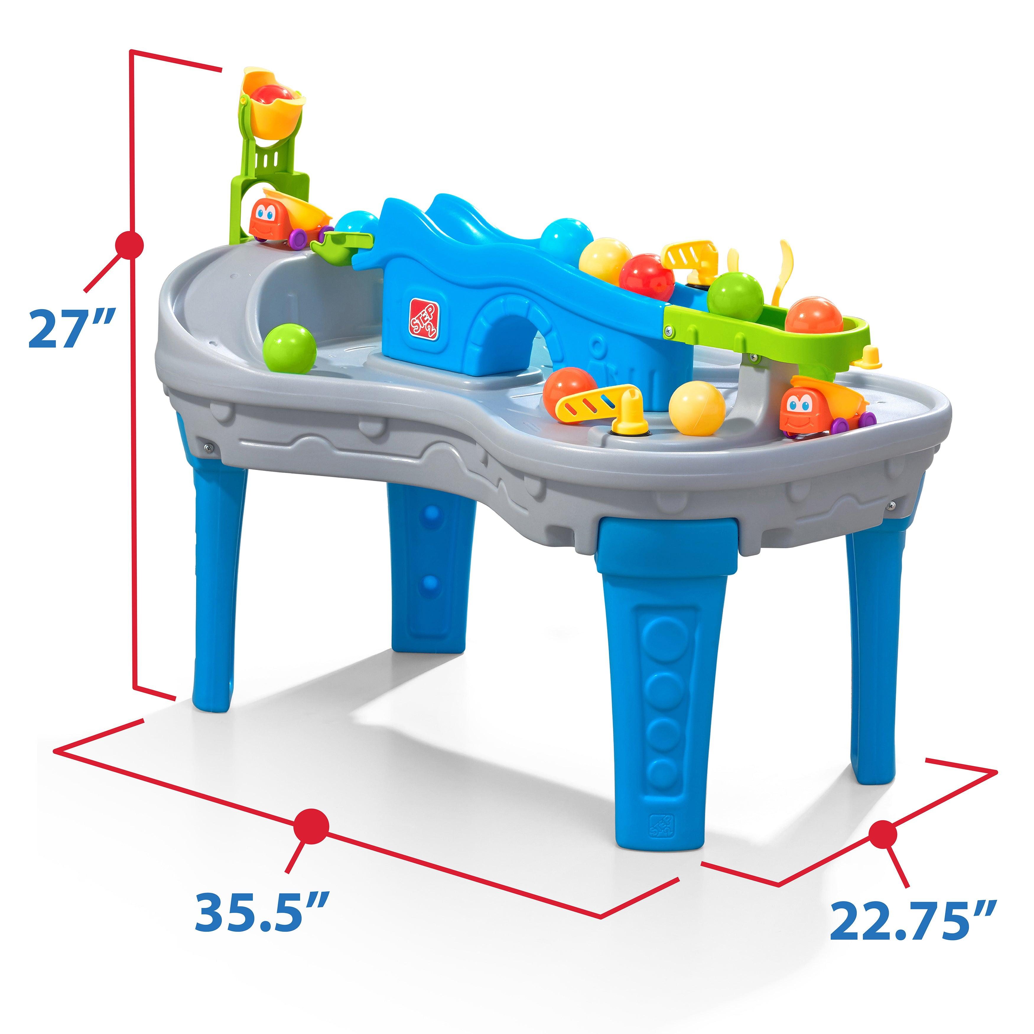 Step2 Ball Buddies Truckin' & Rollin' Play Table STEM & Ball Toy with 12 Accessory Toys for Toddlers - FunCorp India