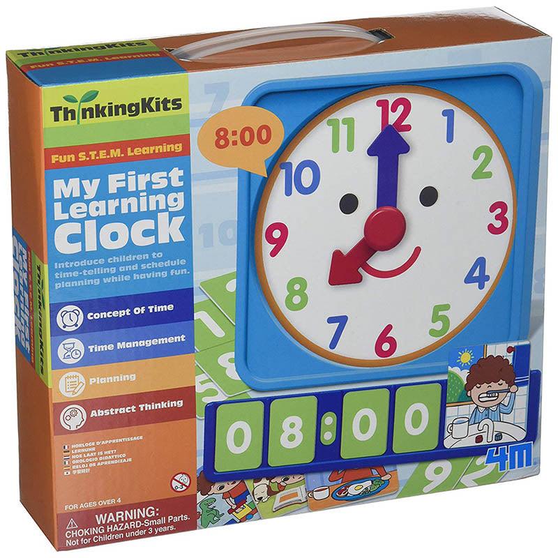 4M Great Gizmos Tell Time Learning Clock Thinking Kit