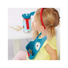 Skip Hop Zoo Fold & Go Silicone Bib Owl - Feeding Accessory For Ages 1-3 Years