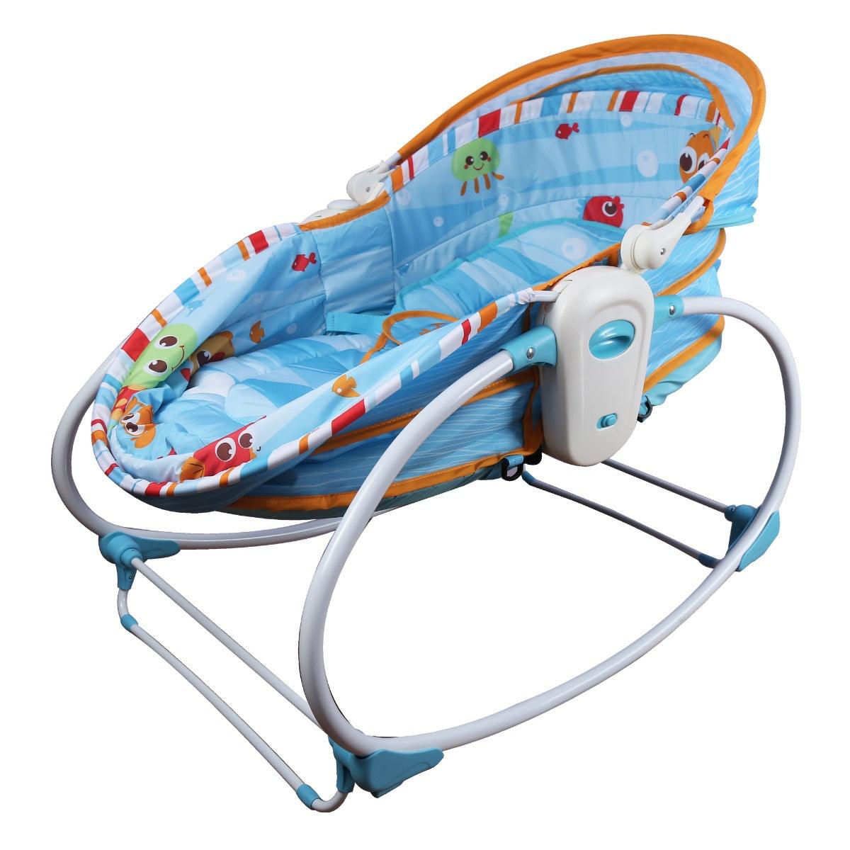 Mastela 5 In 1 Rocker & Bassinet Aqua - For Ages 0-4 Years