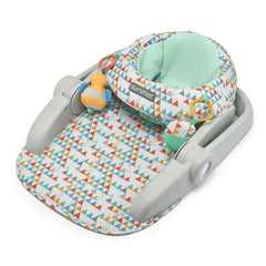 Summer Infant Learn-To-Sit 2-Position Floor Booster Seat Grey - Booster Seats For Ages 4-12 Months