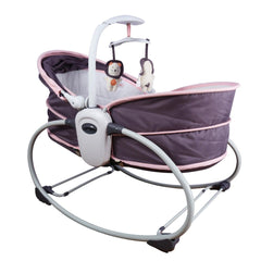 Mastela 5 In 1 Rocker & Bassinet Pink - For Ages 0-4 Years