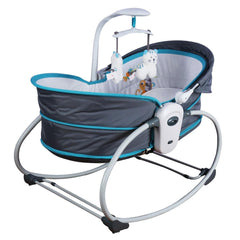 Mastela 5 In 1 Rocker & Bassinet Teal - For Ages 0-4 Years