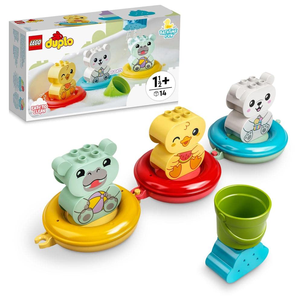 LEGO Duplo My First Bath Time Fun - Floating Animal Train Building Kit For Ages 2+
