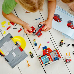 LEGO City Fire Station and Fire Engine Building Kit For Ages 4+