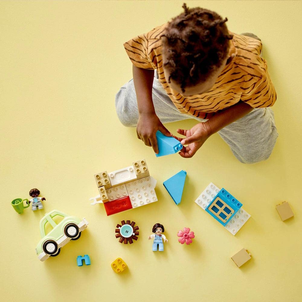 LEGO Duplo Town Family House on Wheels Building Kit For Ages 2+