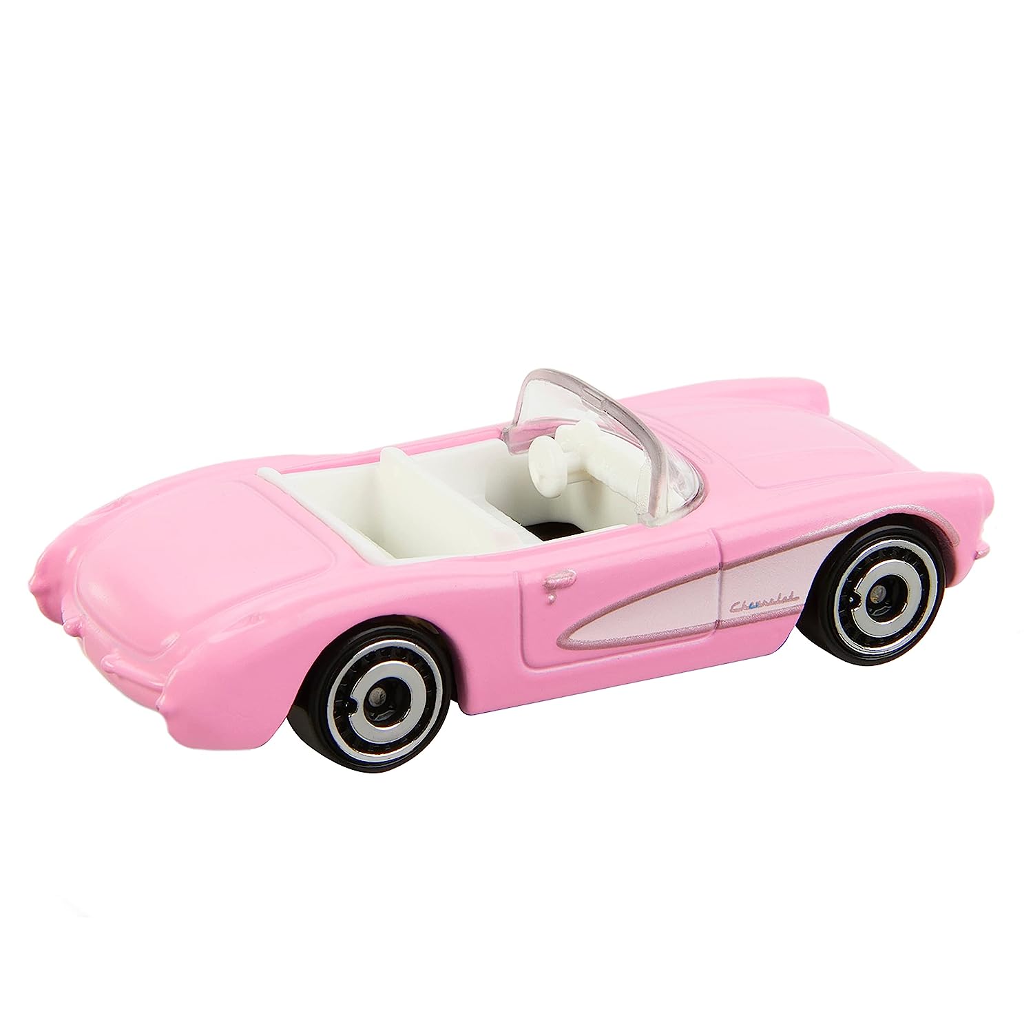 Hot Wheels Barbie The Movie Pink Corvette 1:64 Scale Die-Cast Car for Kids Ages 3+