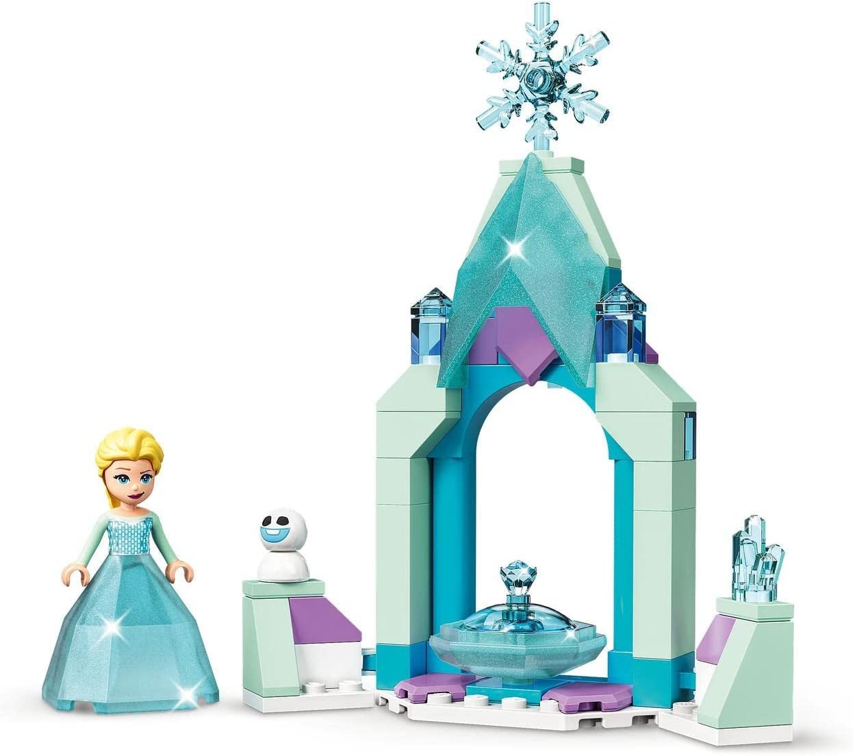 LEGO Disney Elsa’s Castle Courtyard Building Kit For Ages 5+