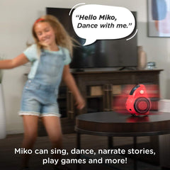 Miko My Companion Emotix Miko 2, Advanced Personal Robot for Kids, Martian Red
