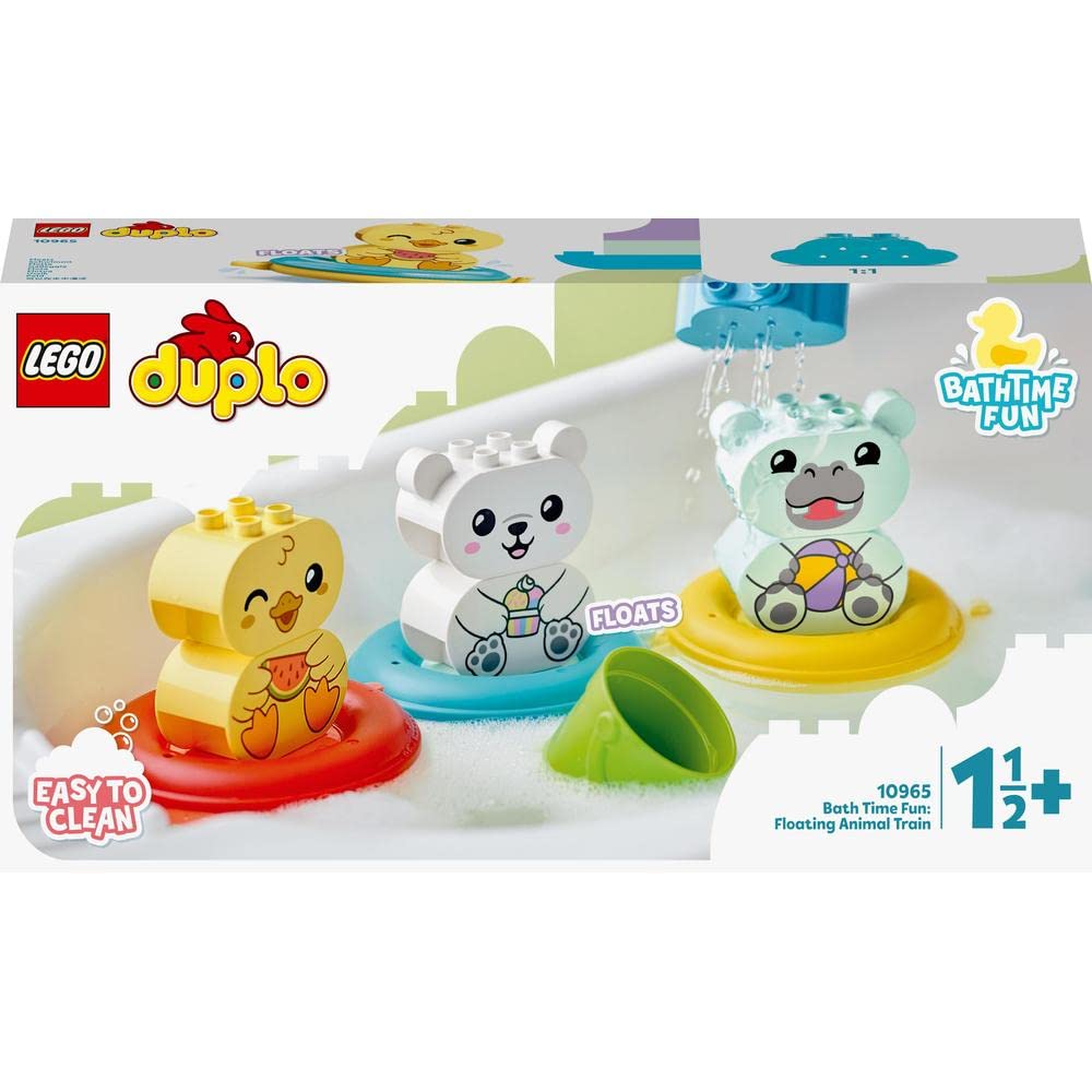 LEGO Duplo My First Bath Time Fun - Floating Animal Train Building Kit For Ages 2+