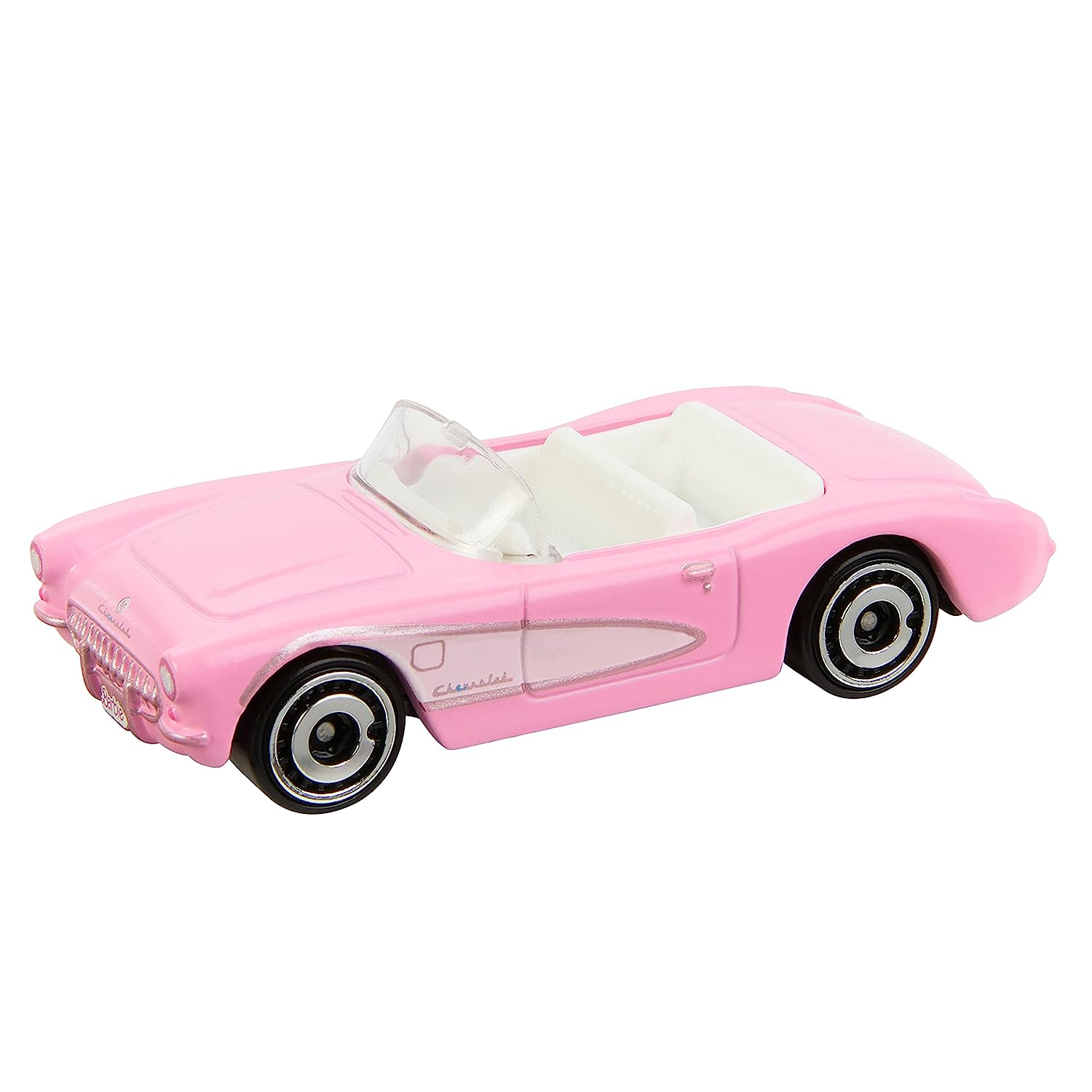 Hot Wheels Barbie The Movie Pink Corvette 1:64 Scale Die-Cast Car for Kids Ages 3+