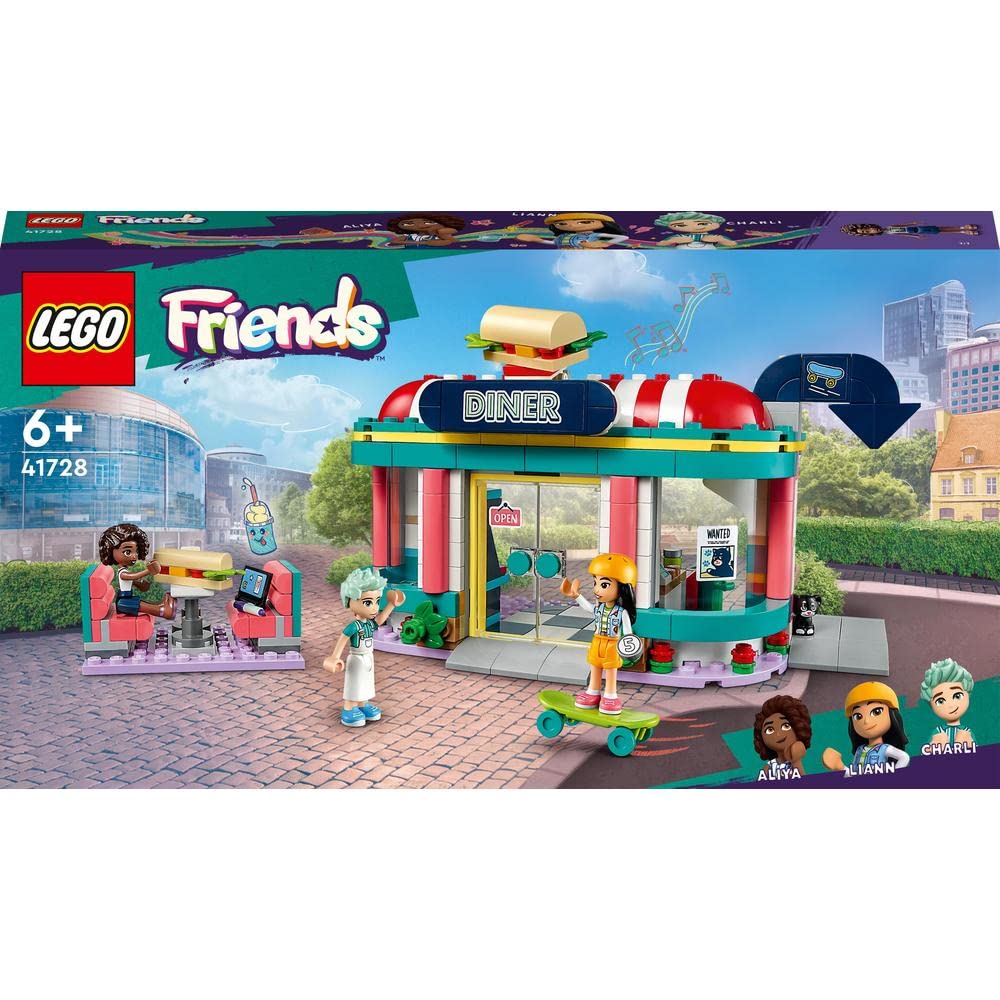 LEGO Friends Heartlake Downtown Diner Building Kit For Ages 6+