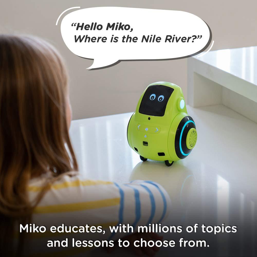 Miko My Companion Emotix Miko 2, Advanced Personal Robot for Kids, Martian Red