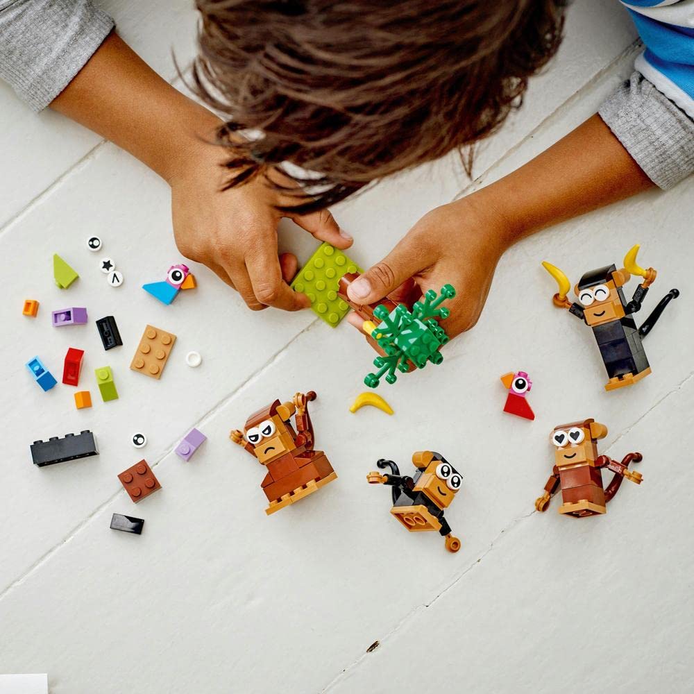 LEGO Classic Creative Monkey Fun Building Kit For Ages 5+