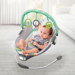 Mastela Music Vibrations Bouncer Grey - For Ages 0-1 Years