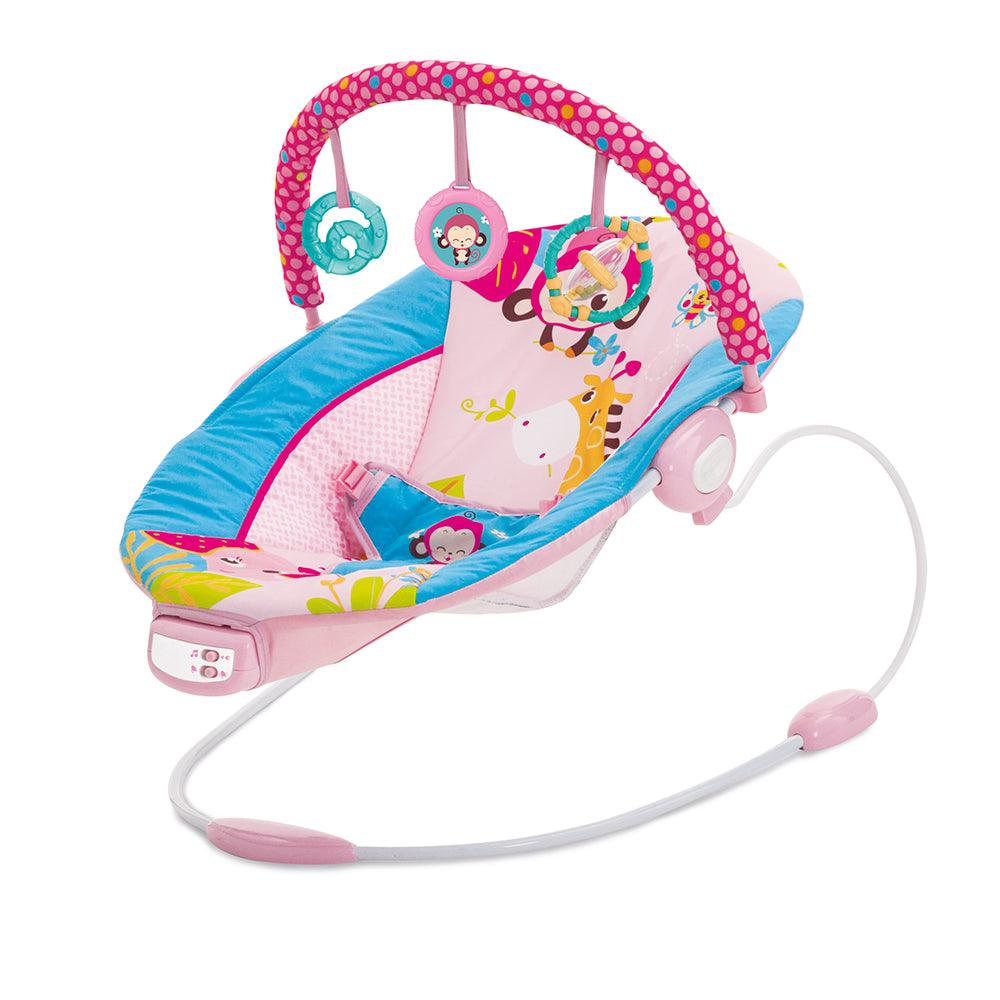 Mastela Music Vibrations Bouncer Pink - For Ages 0-1 Years