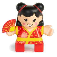 Little Tikes Waffle Blocks Figure Pack - Buddies for Kids 2+ & Above, Geisha