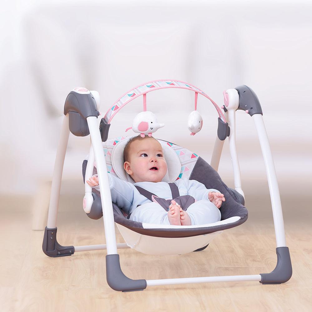 Mastela Deluxe Portable Swing Teal - For Ages 0-2 Years