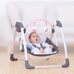 Mastela Deluxe Portable Swing Teal - For Ages 0-2 Years