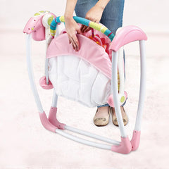 Mastela Deluxe Portable Swing Baby Pink - For Ages 0-2 Years