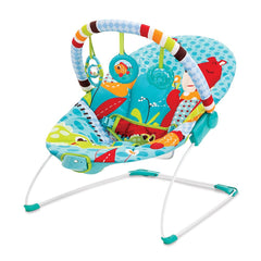 Mastela Soothing Vibration Bouncer Green - For Ages 0-1 Years