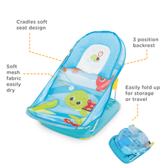 Mastela Deluxe Baby Bather Sky Blue P3 - For Ages 0-1 Years