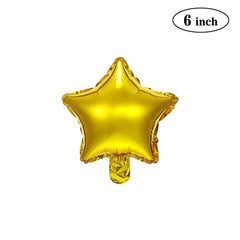 PartyCorp 6 Inch Gold Star Foil Balloon, 1 pc