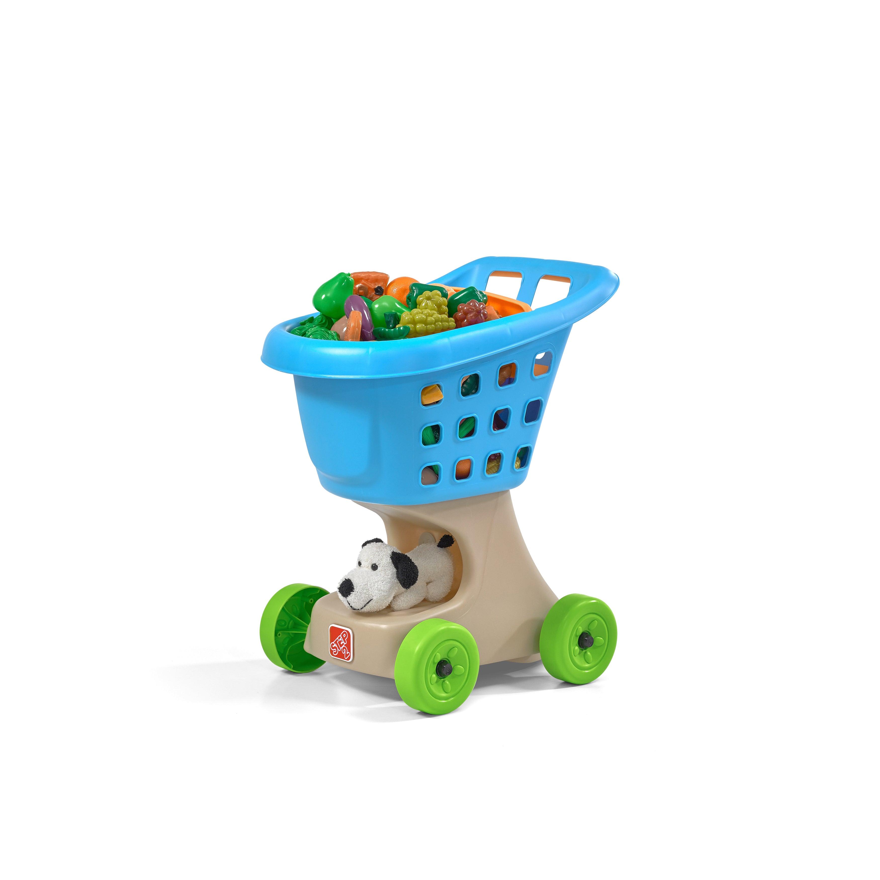 Step2 Little Helper's Shopping Cart for Kids, Blue - FunCorp India