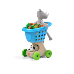 Step2 Little Helper's Shopping Cart for Kids, Blue - FunCorp India