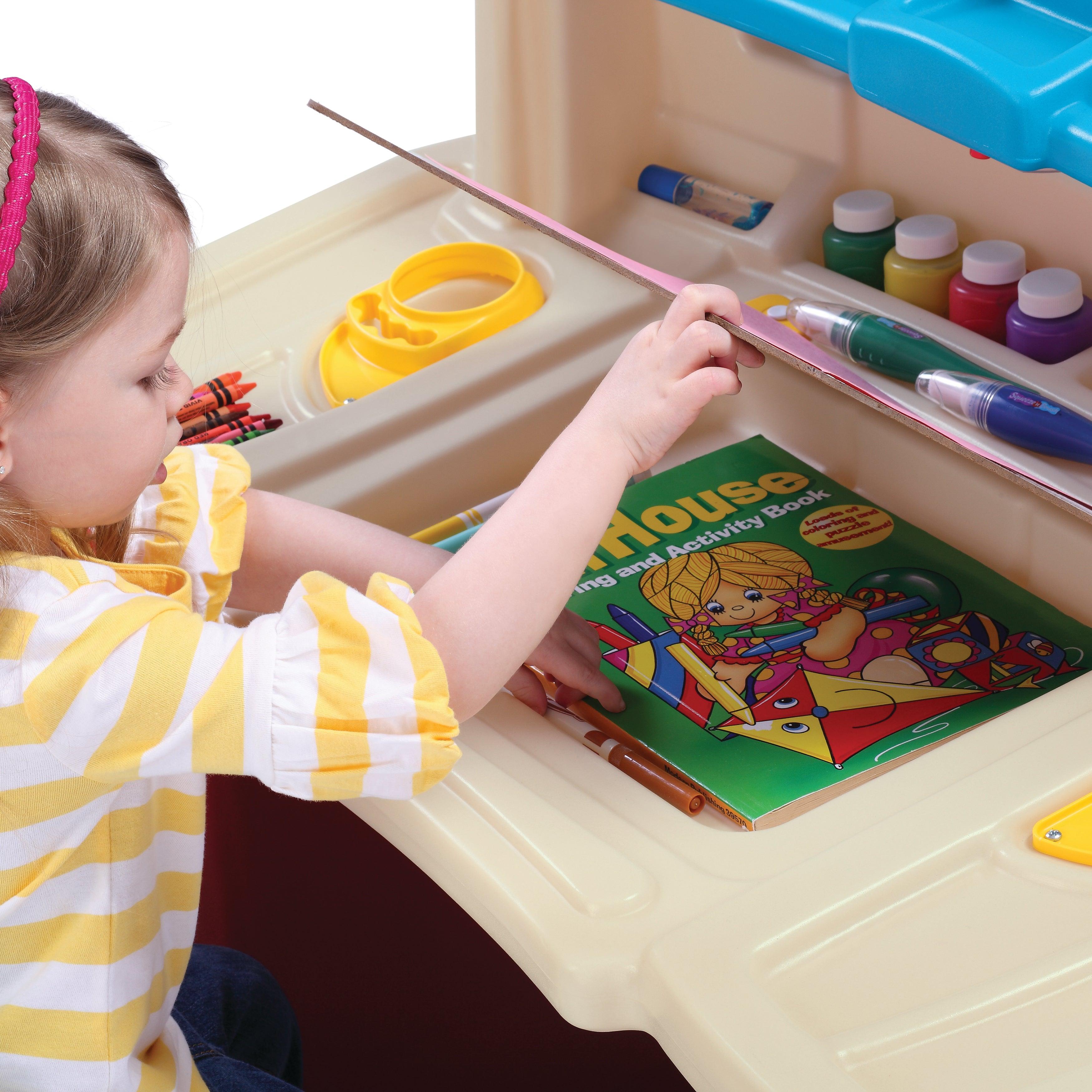 Step2 Deluxe Art Master Desk for Kids Ages 3+ - FunCorp India