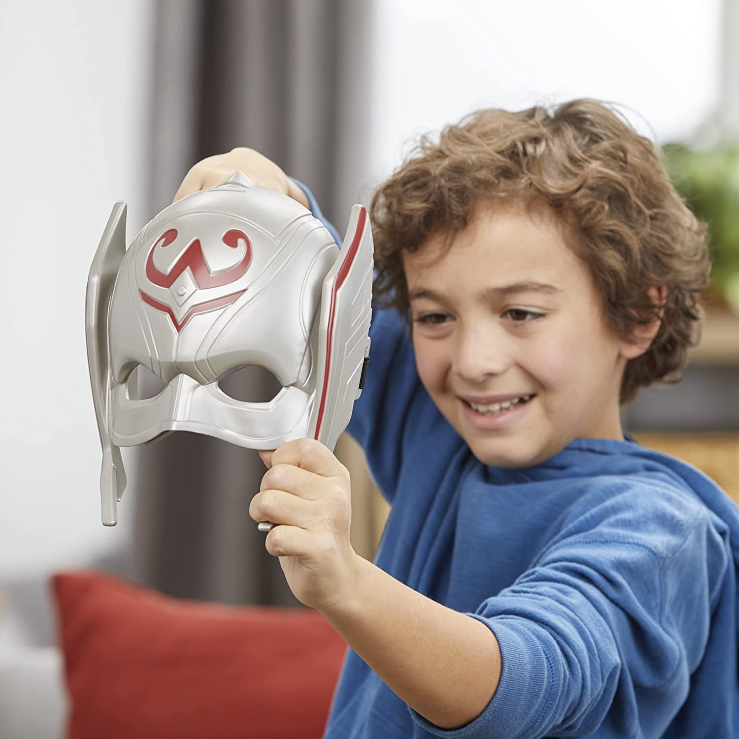 Marvel Studios’ Thor: Love and Thunder Mighty Thor Hero Mask Roleplay Toy for Kids Ages 5 and Up
