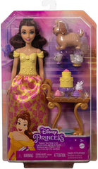 Disney Princess Belle Tea Time Fashion Doll & Playset for Kids Ages 3+