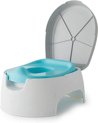 Summer Infant 2-In-1 Step Up Potty Training Blue & Grey - Potty Training For Ages 18-48 Months