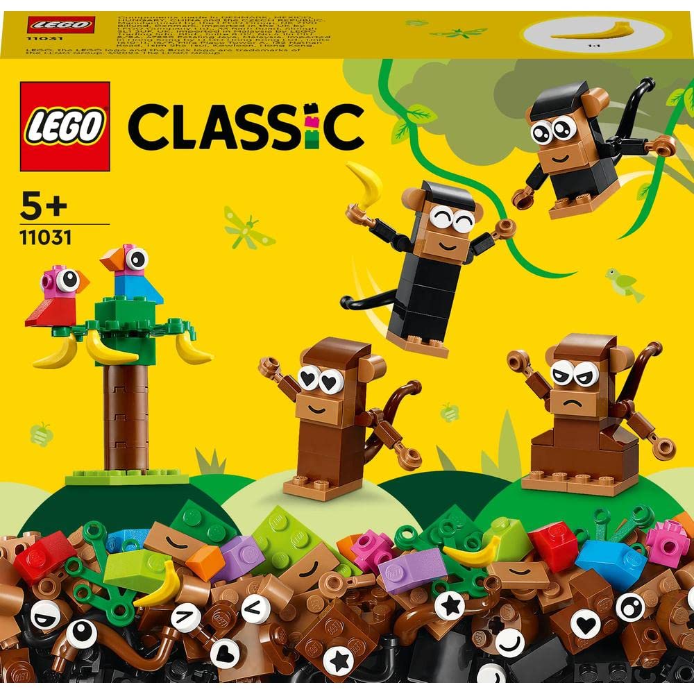 LEGO Classic Creative Monkey Fun Building Kit For Ages 5+