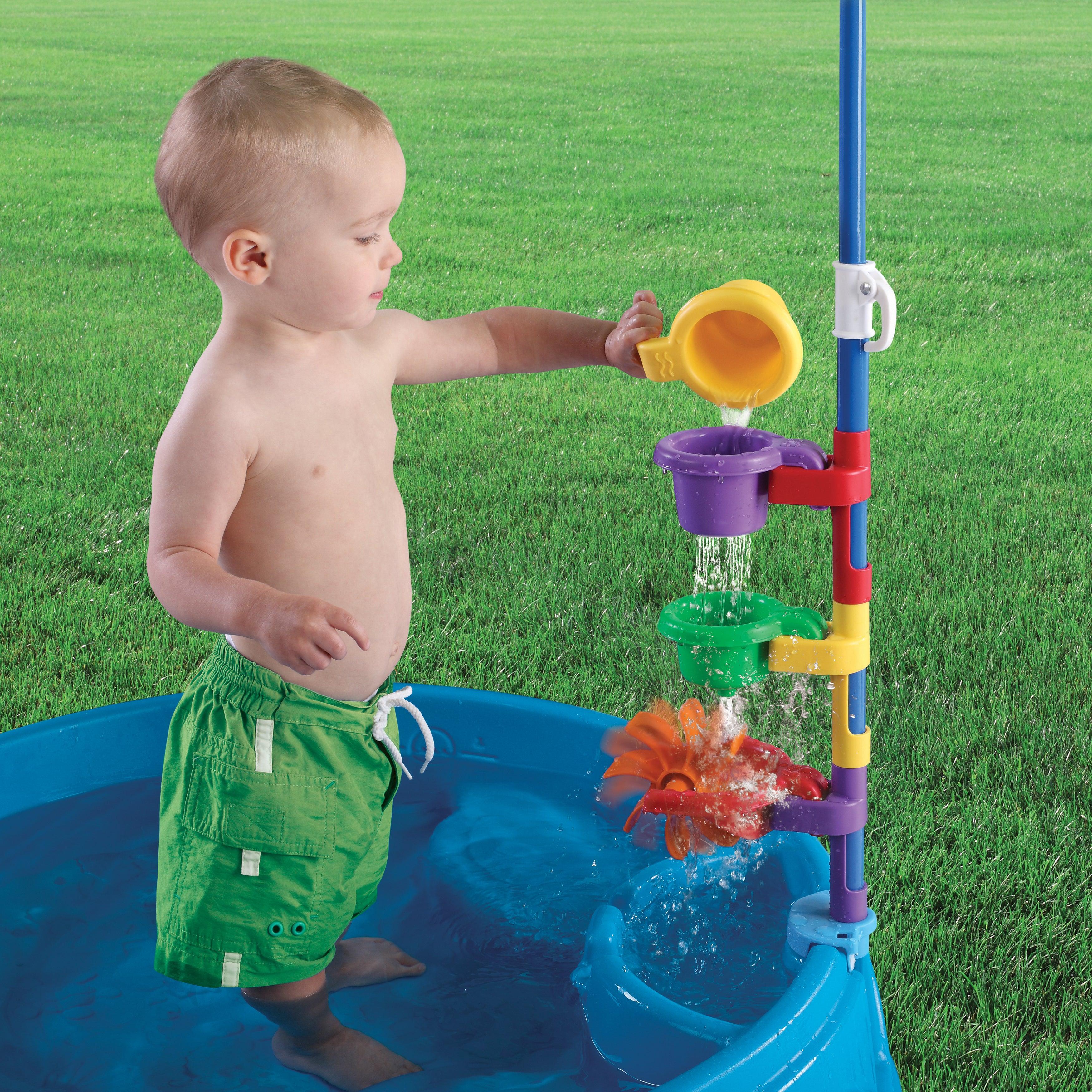 Step2 Play & Shade Pool Plastic Kids Outdoor Pool for Toddlers - FunCorp India