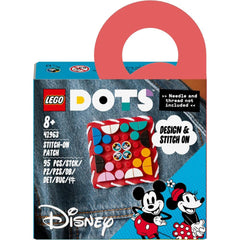 LEGO Dots Disney Mickey Mouse & Minnie Mouse Stitch-on Patch Building Kit For Ages 8+