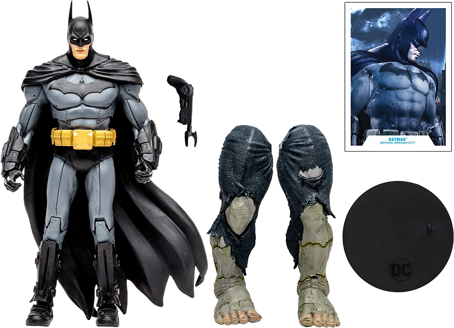 Mcfarlane Toys DC Gaming Build Arkham City 7 Inch Batman Wave 1 Action Figure