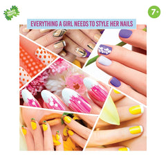 Funskool Handycrafts Nail Design Studio DIY Activity Kit for Girls Ages 7 and Above