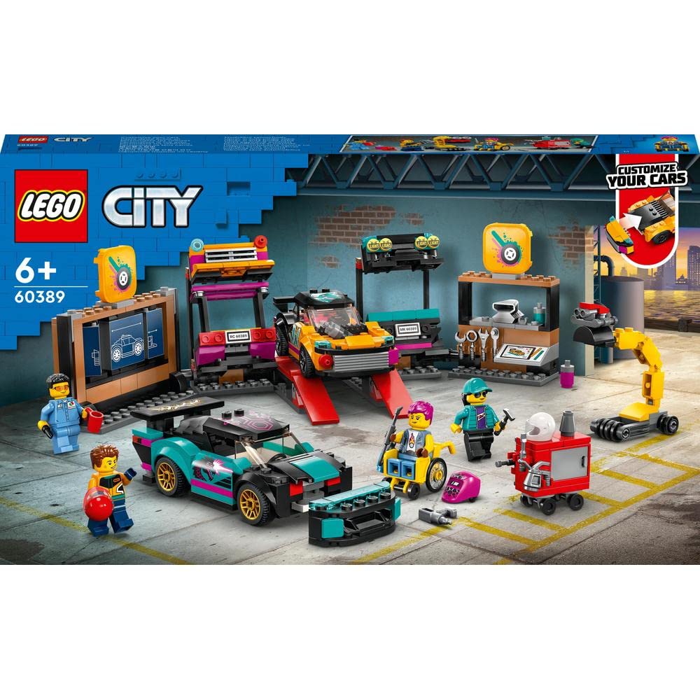 LEGO City Custom Car Garage Building Kit For Ages 6+