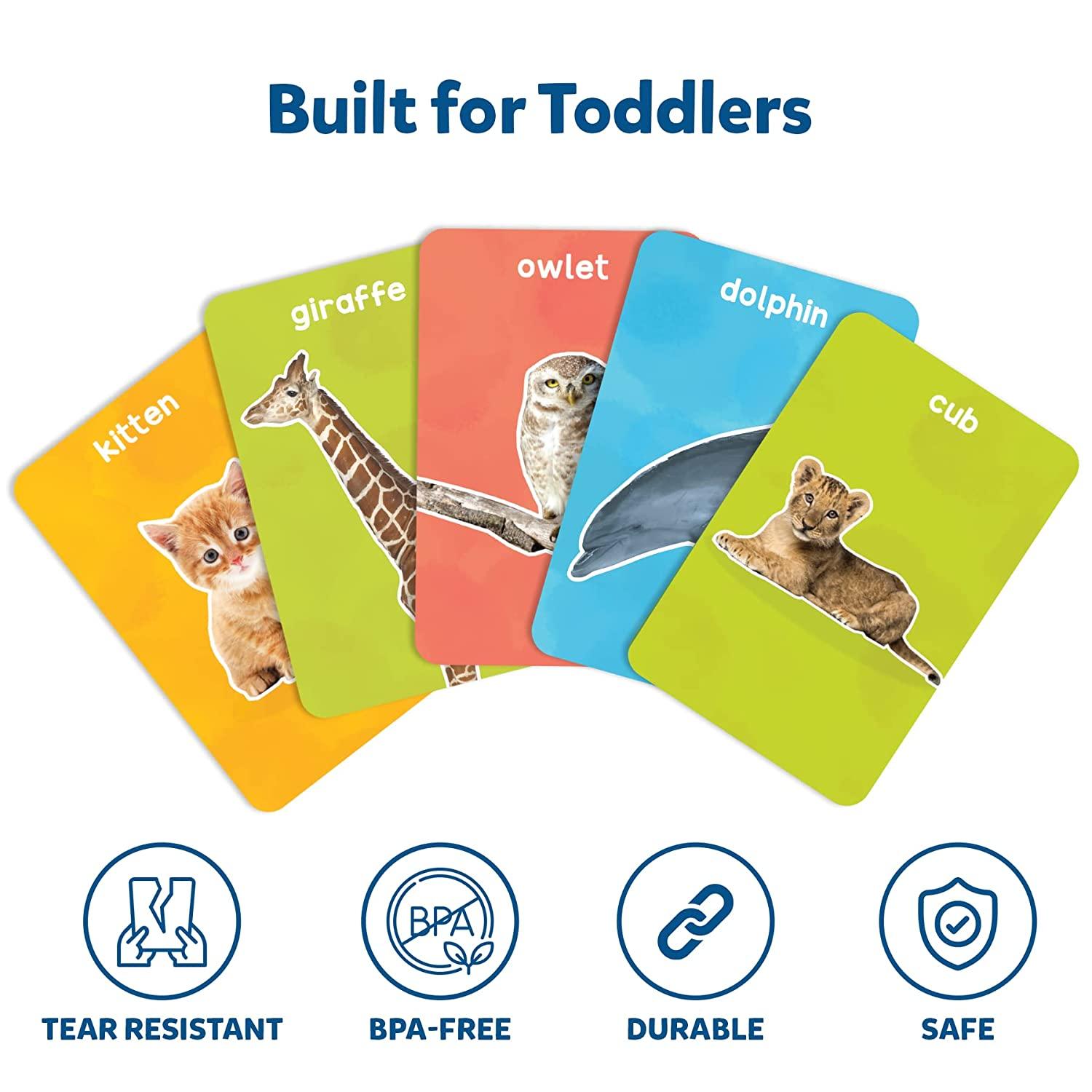 Skillmatics Animals & Their Babies - 3 in 1 Educational Flash Cards for Ages 2+ - FunCorp India