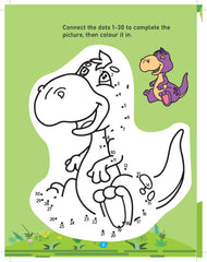 Dreamland Dinosaur Activity and Colouring - An Activity Book for Kids Ages 2+