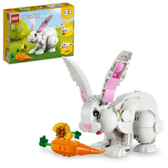 LEGO Creator 3in1 White Rabbit Building Kit For Ages 8+