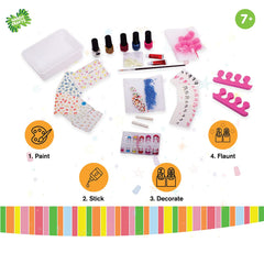 Funskool Handycrafts Nail Design Studio DIY Activity Kit for Girls Ages 7 and Above