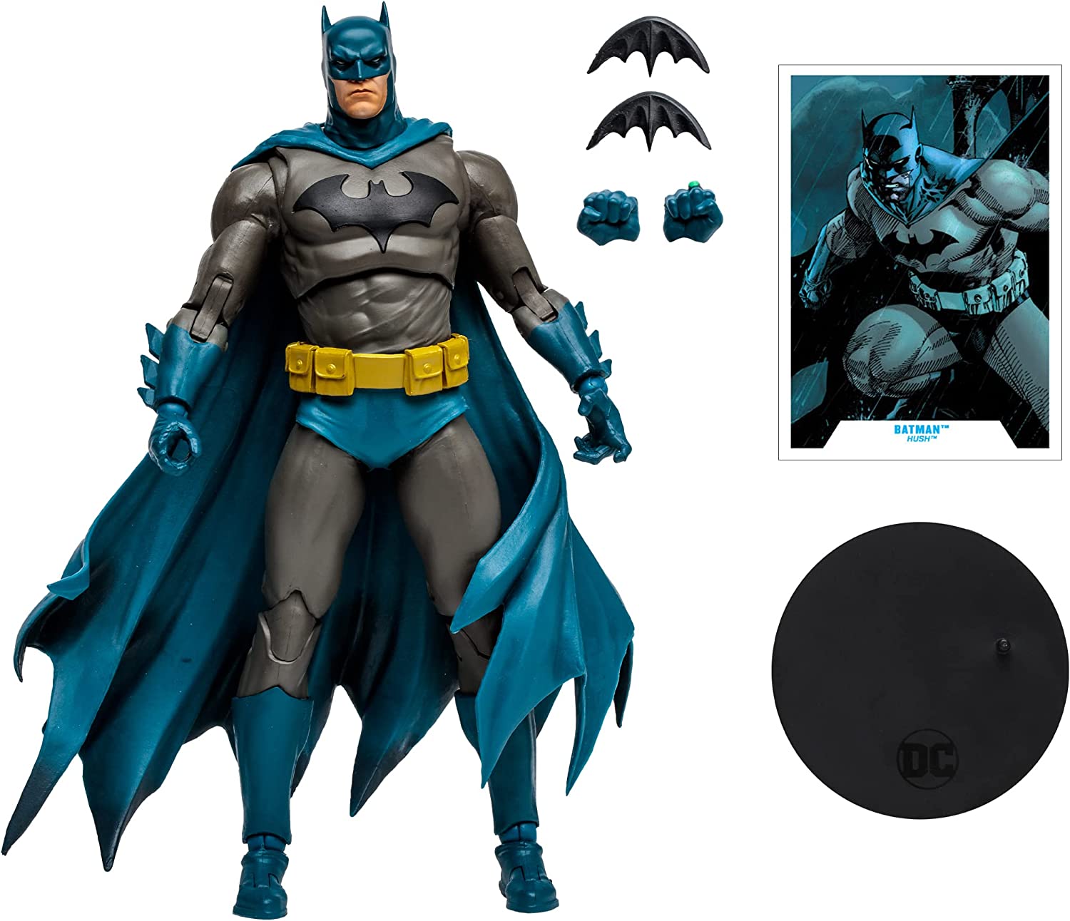 Mcfarlane Toys Hush Batman 7 Inch Blue/Grey Variant Action Figure