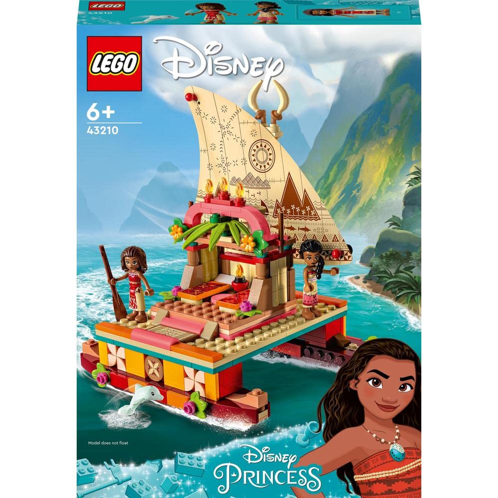 LEGO Disney Moana’s Wayfinding Boat Building Kit For Ages 6+