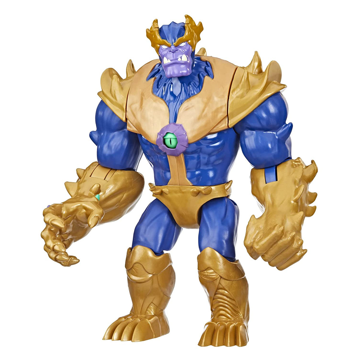 Marvel Avengers Mech Strike Monster Hunters 9-Inch-Scale Monster Punch Thanos Deluxe Action Figure for Kids Ages 4 and Up