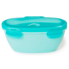 Skip Hop Easy-Serve Travel Bowl Teal - Weaning Accessory For Ages 0-3 Years